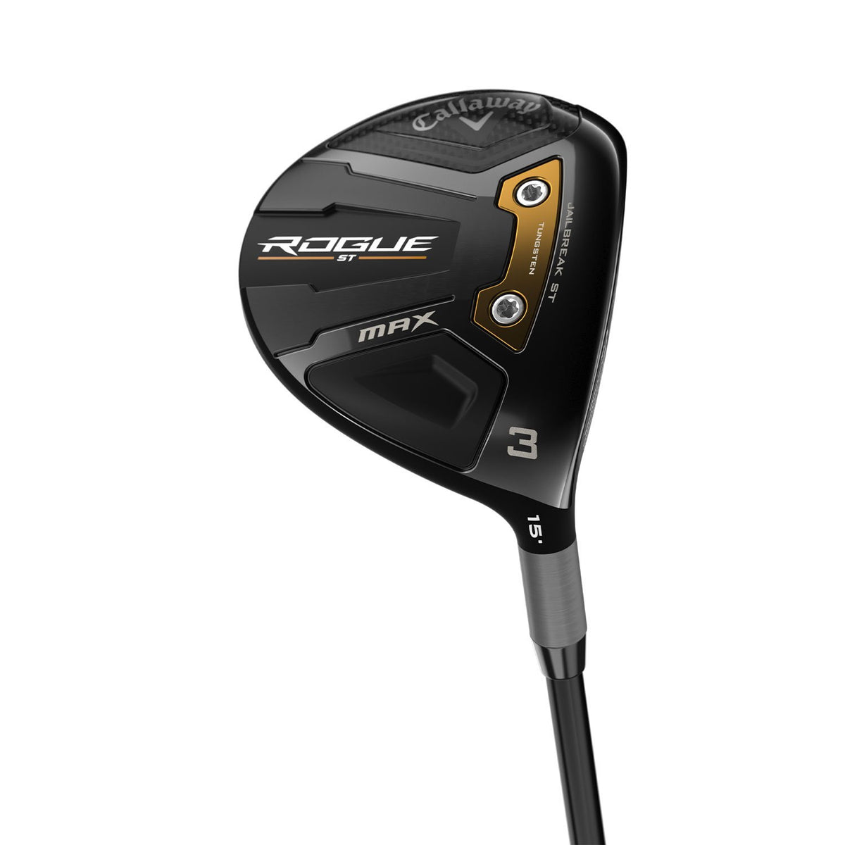 Callaway Rogue ST MAX Dam fairwaywood, klubbhuvudet sett snett framifrån