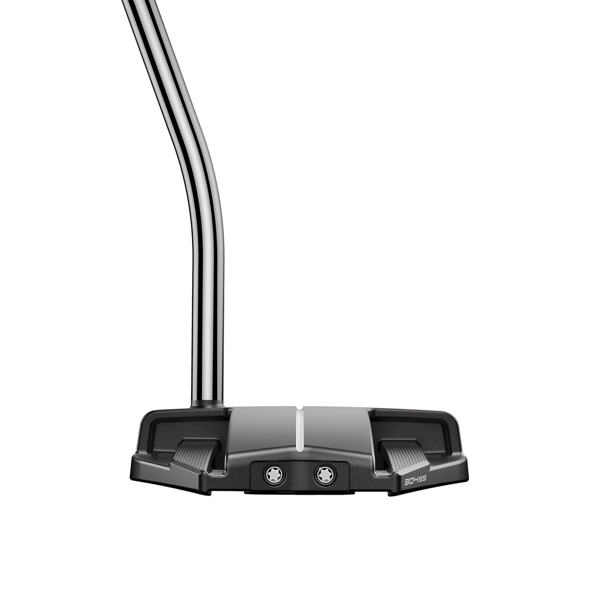 Cobra Vintage Stingray Single Bend mallet-putter, vy av sula med utbytbar vikt