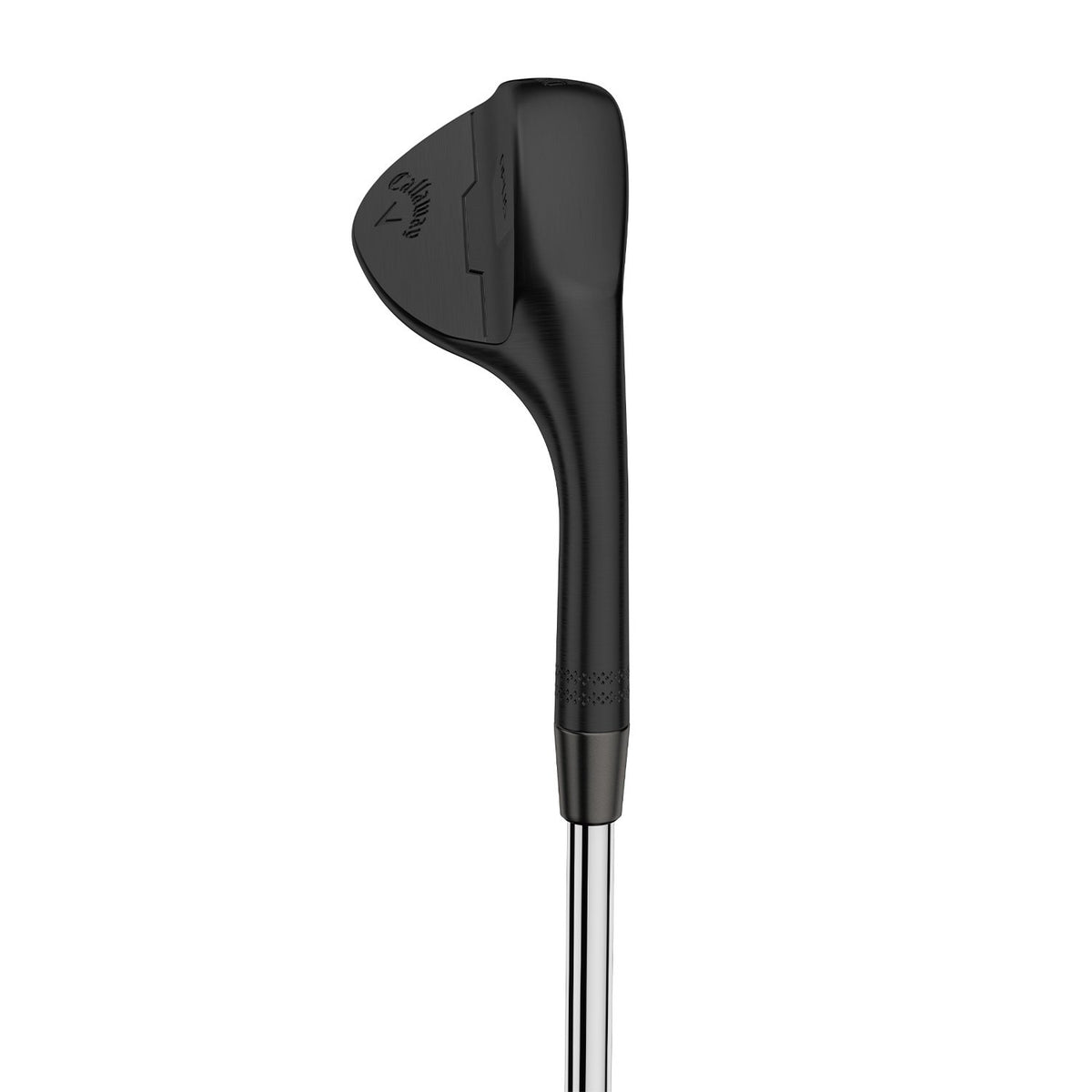 Callaway Opus Svart wedge, träffytan med Spin Gen Face sedd framifrån
