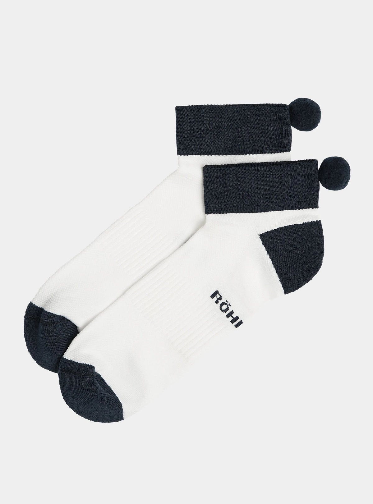 Röhnisch Functional Pompom Socks 2-pack Dam Navy