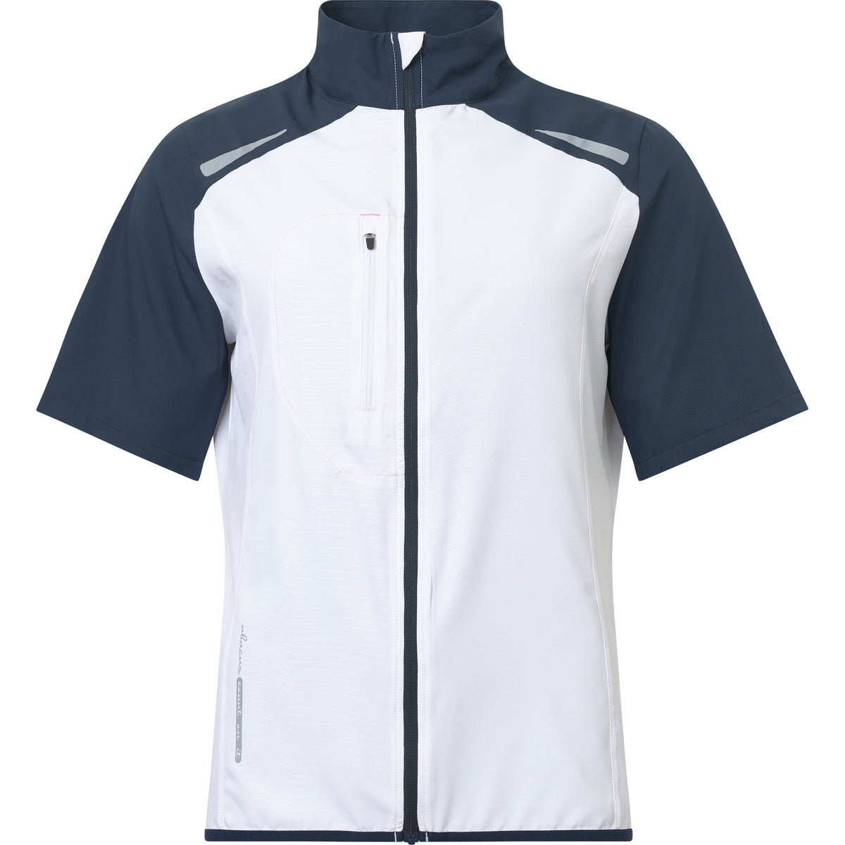Abacus Lanark Stretch Windshirt Dam White/Navy – vindjacka
