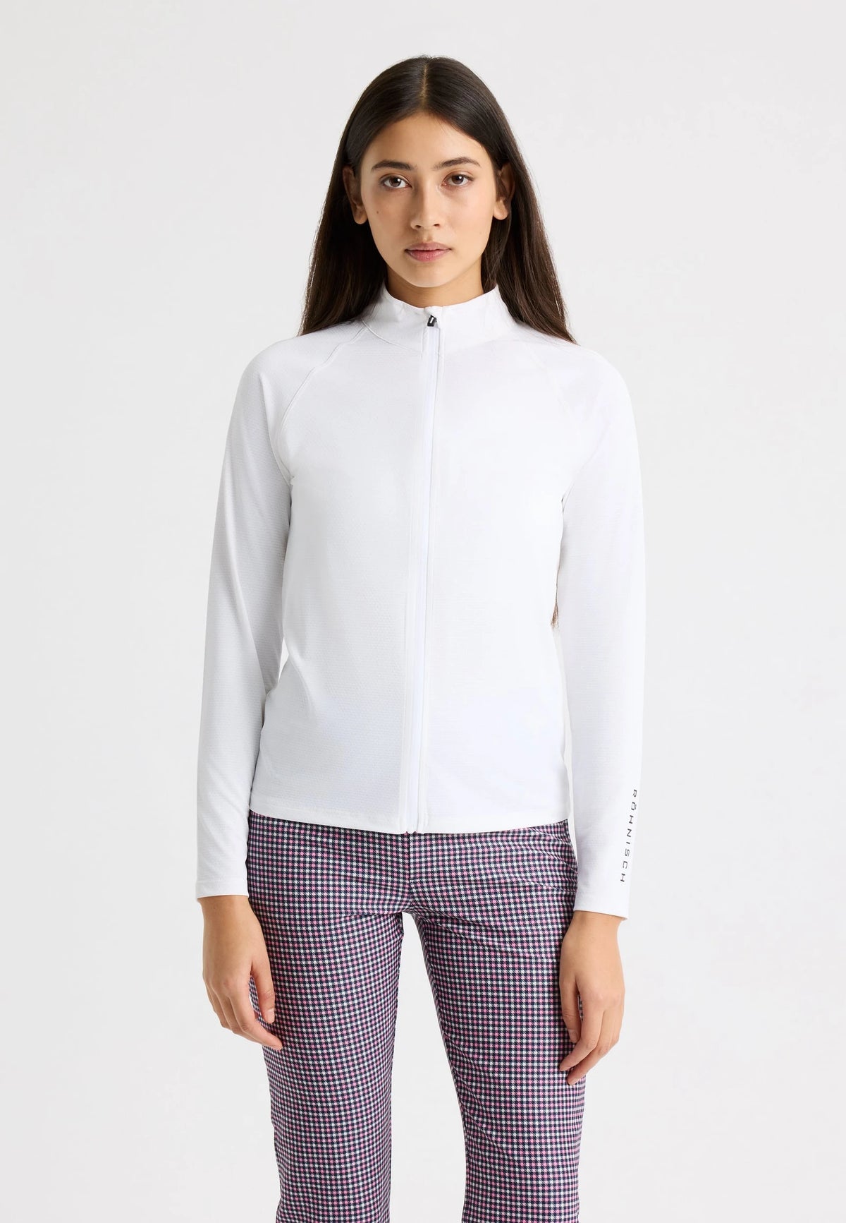 Nicky Full Zip White