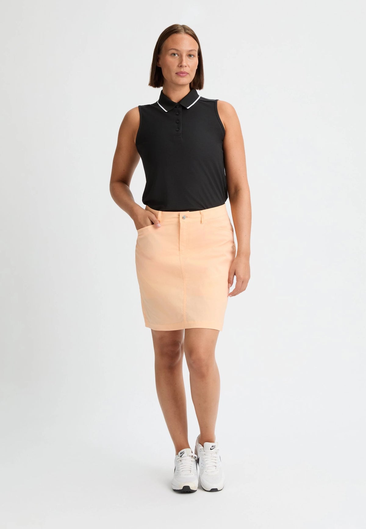 Röhnisch Lightstretch Skort Dam Peach Fuzz