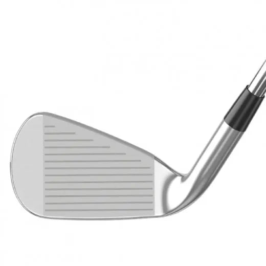 Mizuno JPX 925 Hot Metal HL järn, närbild på träffytan