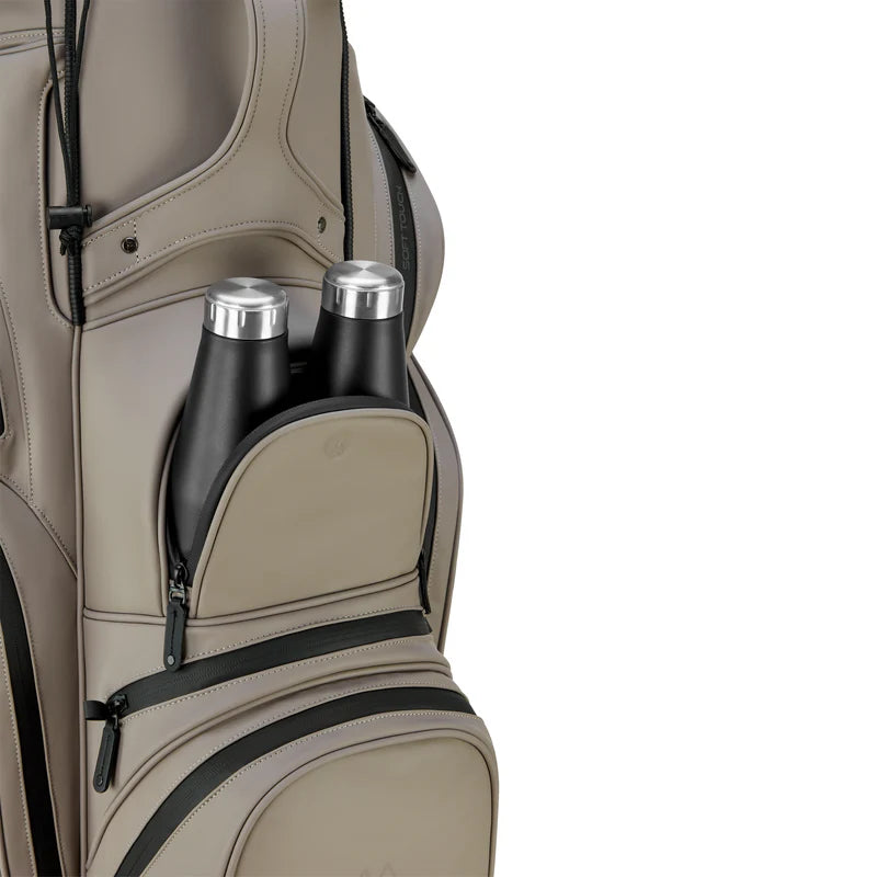BIG MAX Dri Lite Silencio Prime i taupe, närbild på kylficka