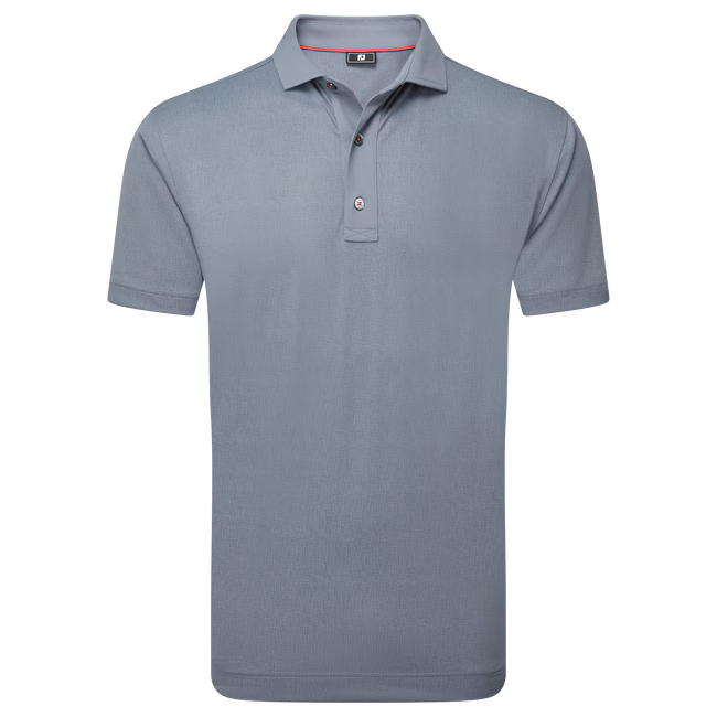 FootJoy Etched Texture Print Lisle Golfpiké Herr – bild 3