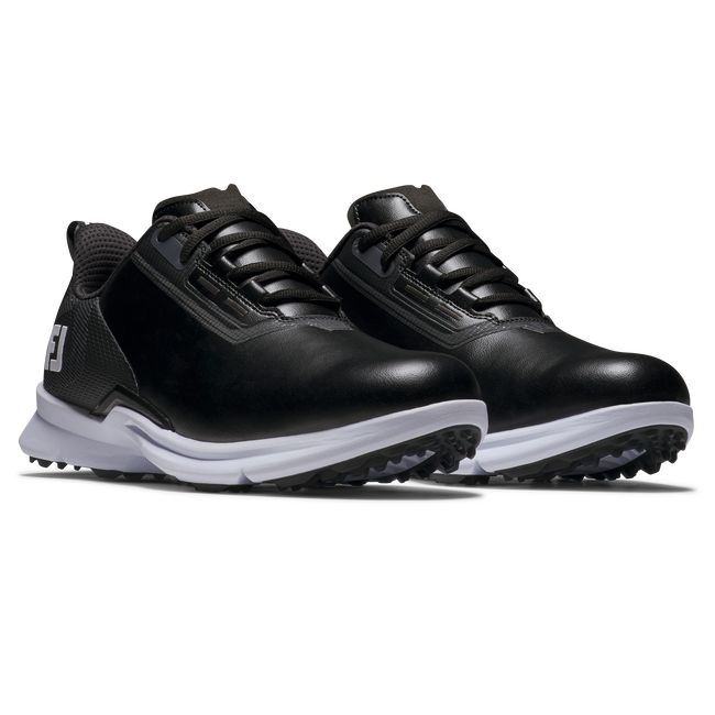 FootJoy FJ Fuel golfsko herr i svart, snedvy av ovandel och snörning