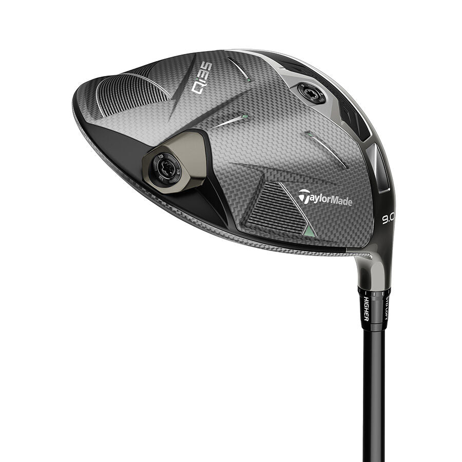 TaylorMade Qi35 driver från tåsidan