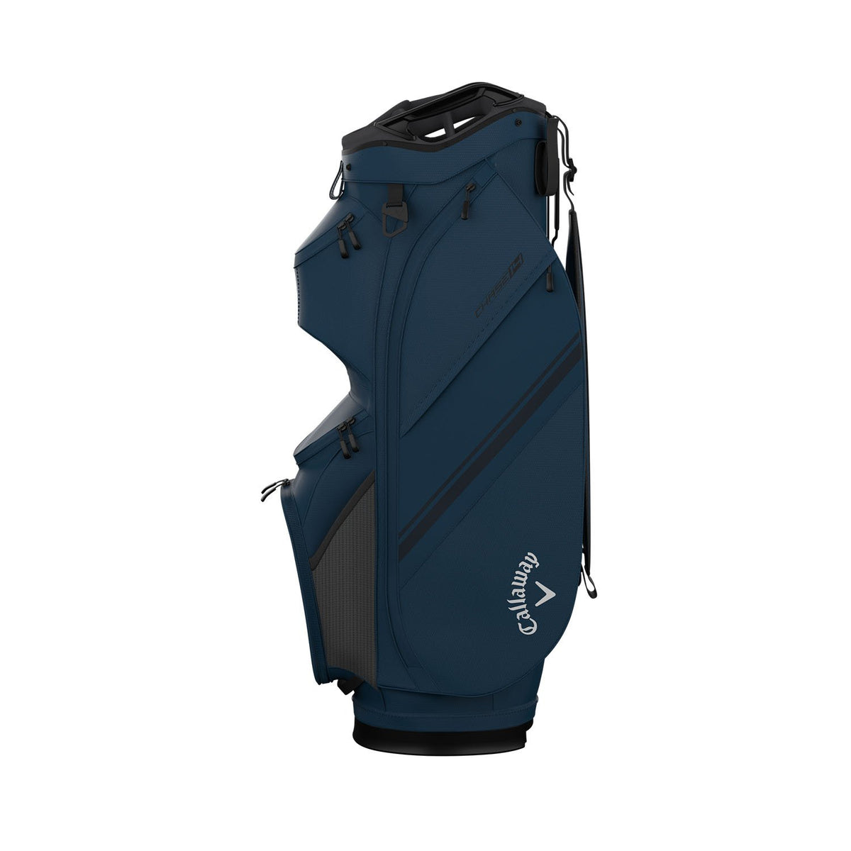 Callaway Chase 14 vagnbag, detaljvy av bas och vagnfäste