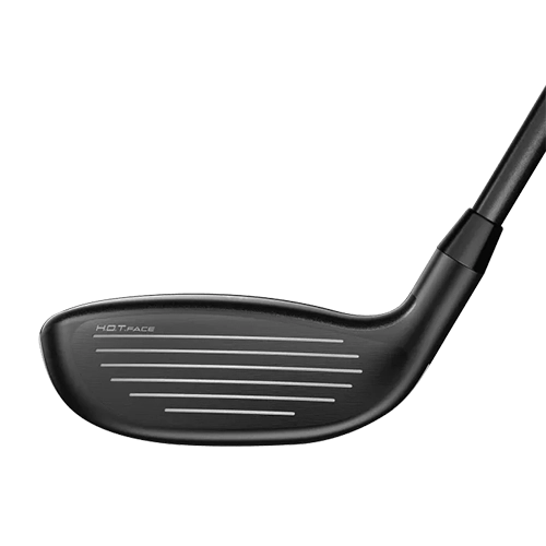 Cobra Aerojet Black hybrid, träffytan sedd framifrån