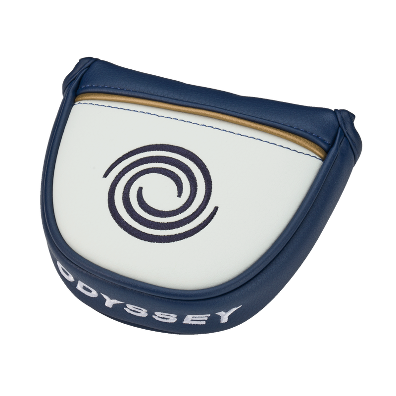 Odyssey AI-ONE Milled Eight helfräst mallet-putter, närbild av fräst träffyta