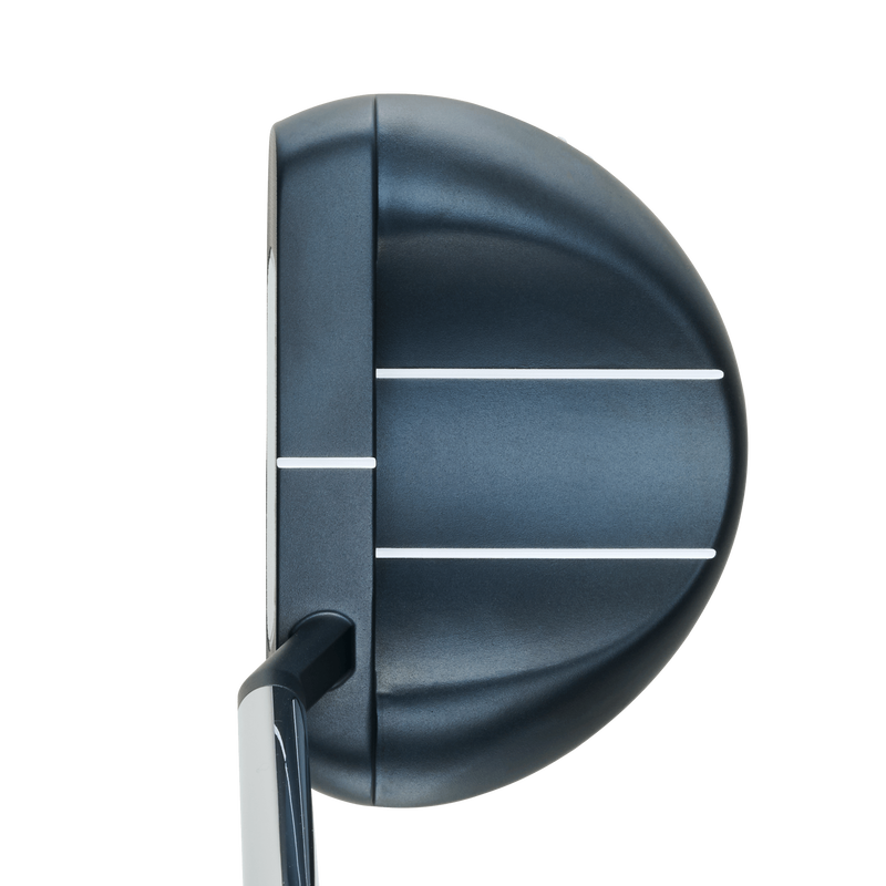Odyssey AI-ONE Rossie S mallet-putter, vy av det rundade klubbhuvudet