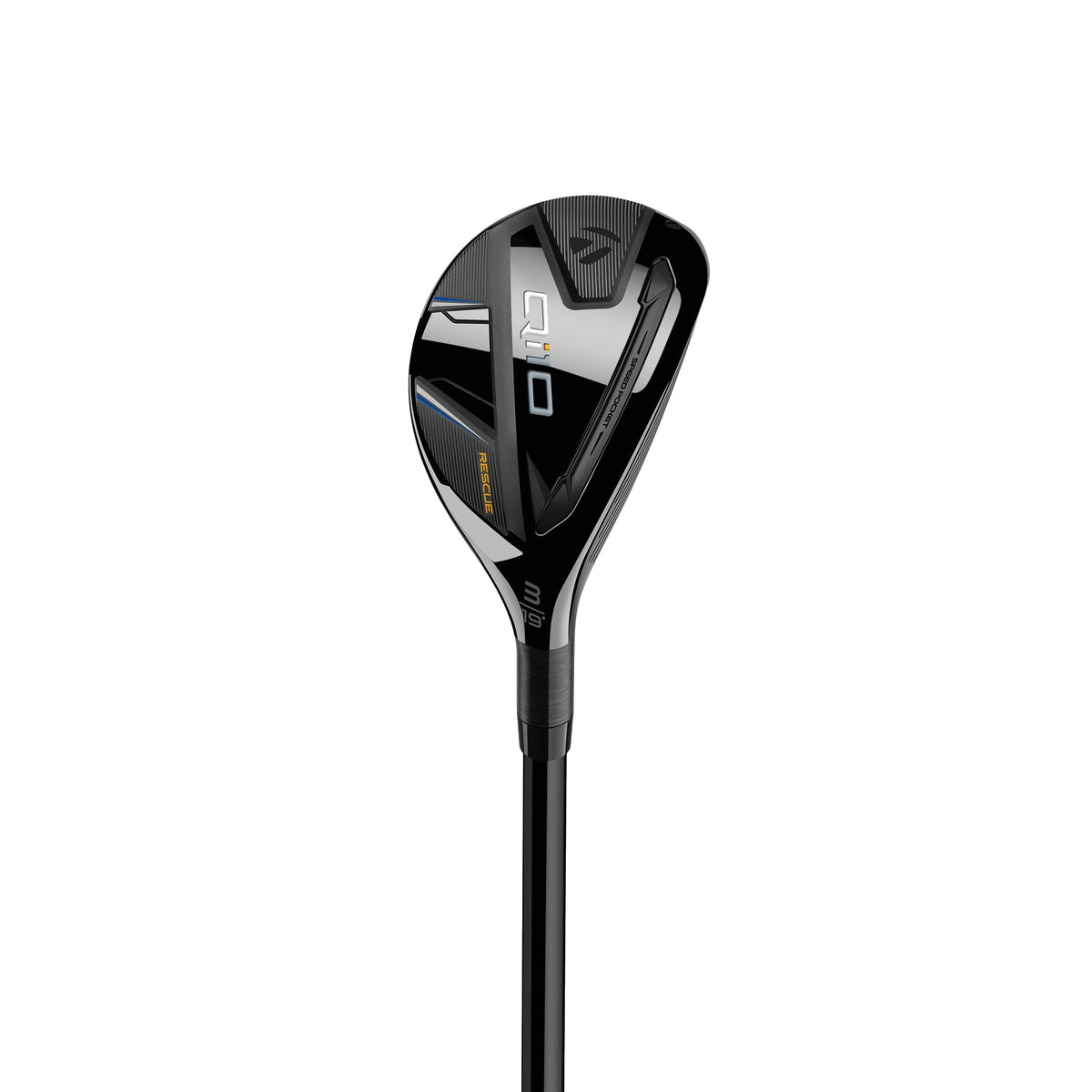 TaylorMade Qi10 Rescue hybrid sedd från adress med Carbon Crown