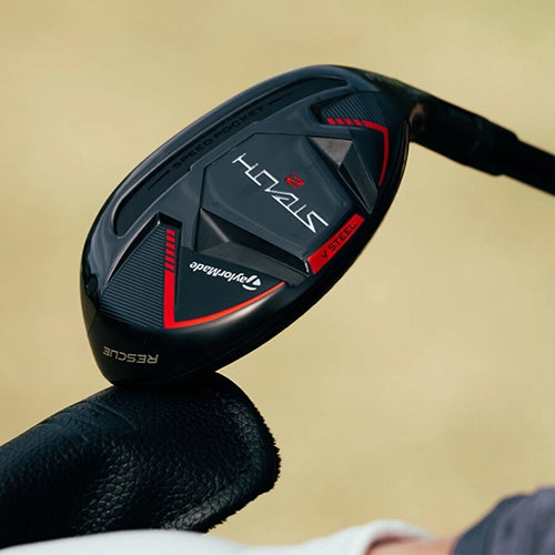 TaylorMade Stealth 2 hybrid, träffytan sedd framifrån