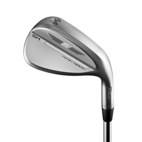 Titleist Vokey SM9 Tour Chrome wedge, träffytan sedd framifrån