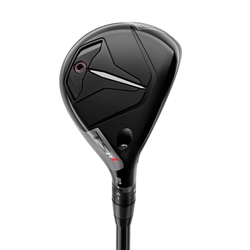Titleist TSR1 hybrid, klubbhuvudet sett snett framifrån