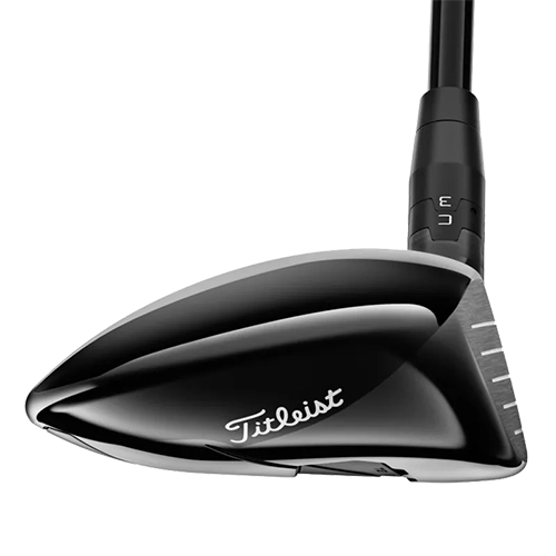 Titleist TSR3 fairwaywood, sulan med SureFit CG-spår sedd underifrån