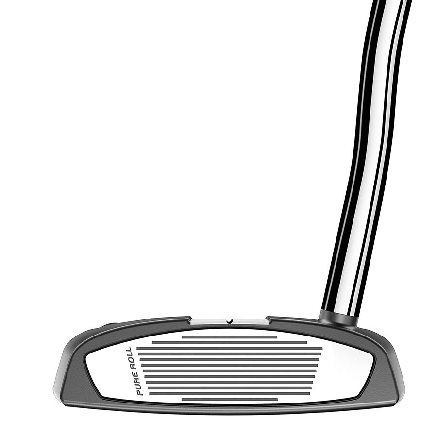 TaylorMade Spider Tour S CB DB tour-mallet-putter, vinklad vy av klubbhuvudet