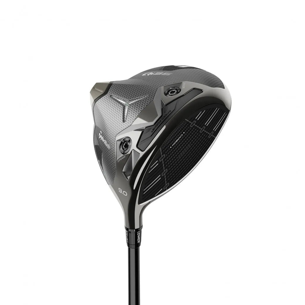 TaylorMade Qi35 LS driver sedd snett från höger