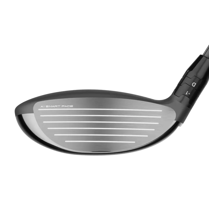 Callaway Paradym AI Smoke Triple Diamond fairwaywood, träffytan sedd framifrån