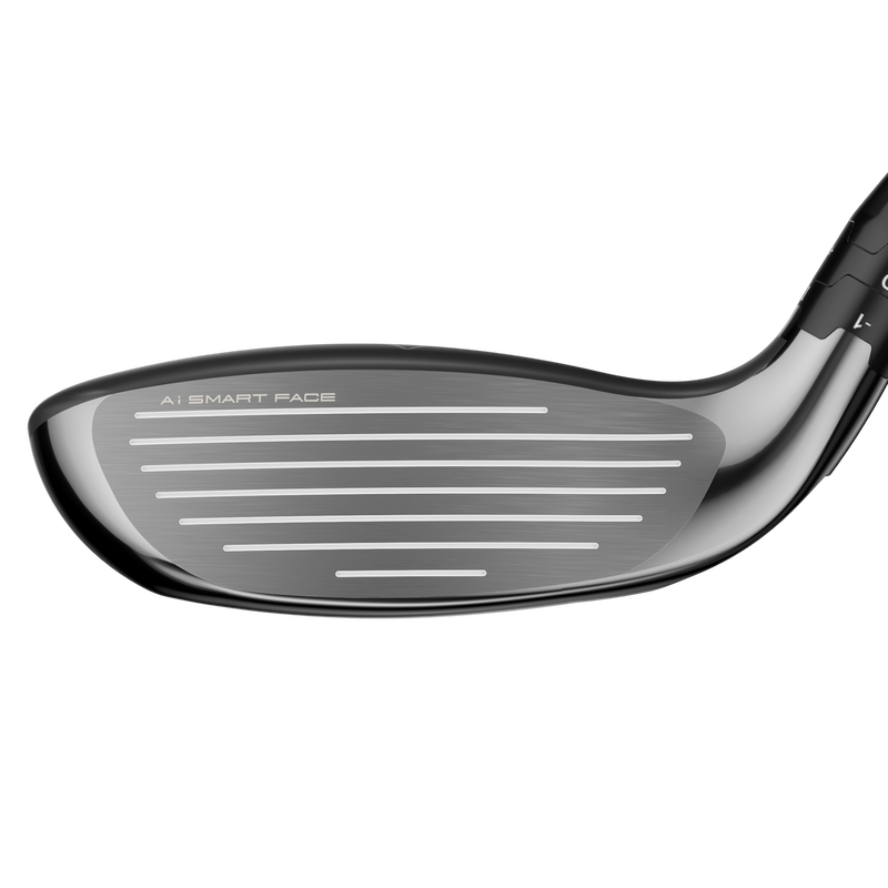 Callaway Paradym AI Smoke HL hybrid sedd uppifrån vid adress