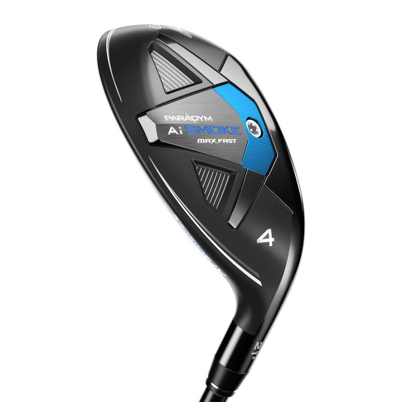 Callaway Paradym AI Smoke MAX FAST hybrid, sulan sedd underifrån