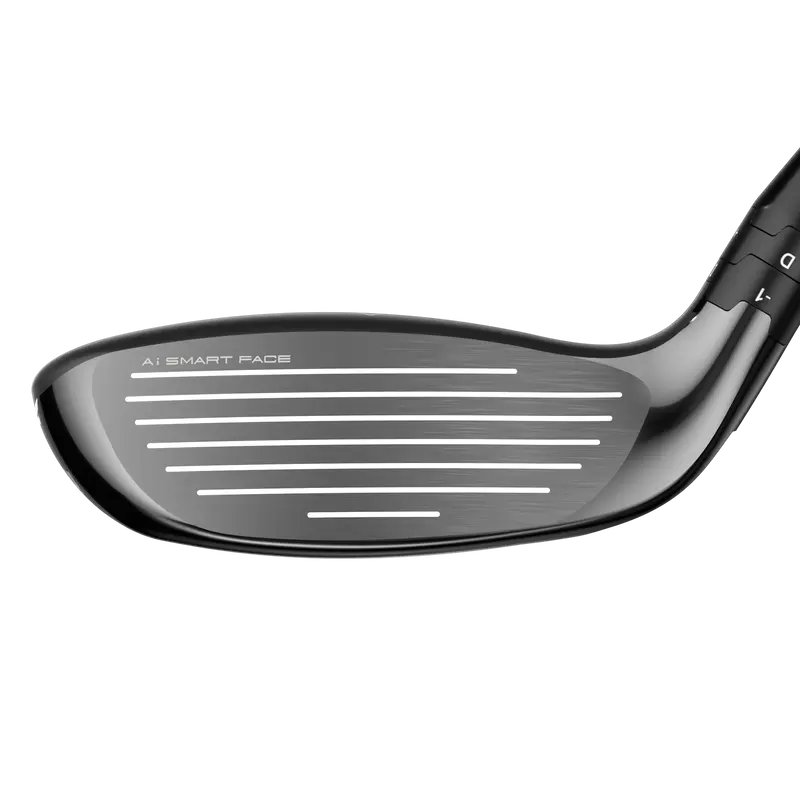 Callaway Paradym AI Smoke hybrid, träffytan sedd framifrån