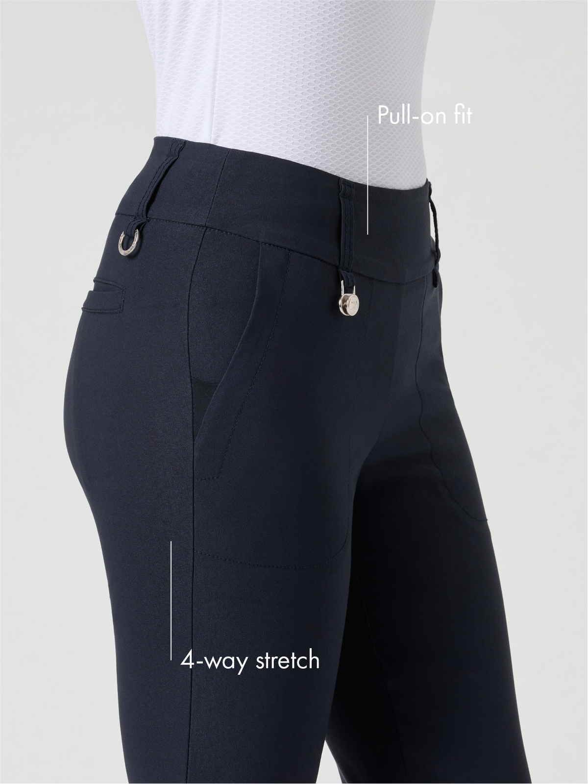 Daily Sports Magic Capri golfbyxor dam i navy, produktbild