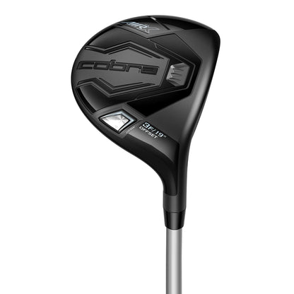 Cobra Air-X 2024 Dam svart fairwaywood, klubbhuvudet sett snett framifrån