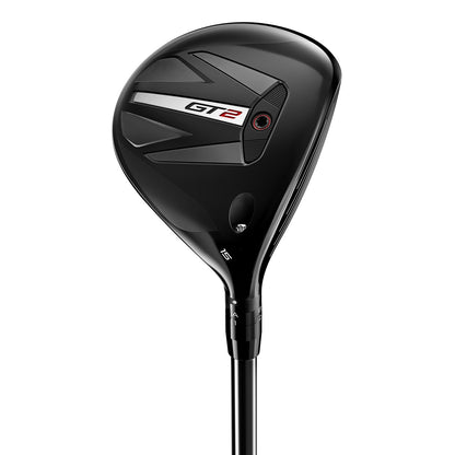 Titleist GT2 fairwaywood, klubbhuvudet sett snett framifrån