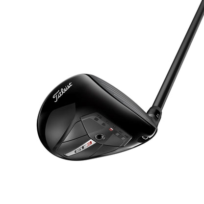 Titleist GT3 fairwaywood sedd uppifrån vid adress
