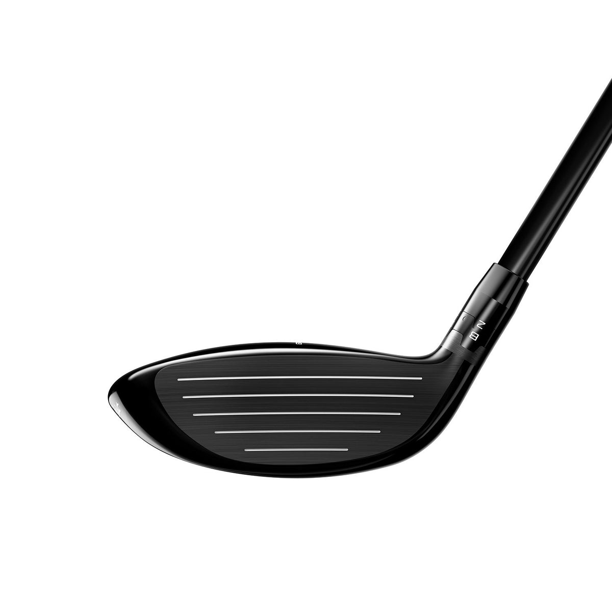 Titleist GT3 fairwaywood, träffytan sedd framifrån
