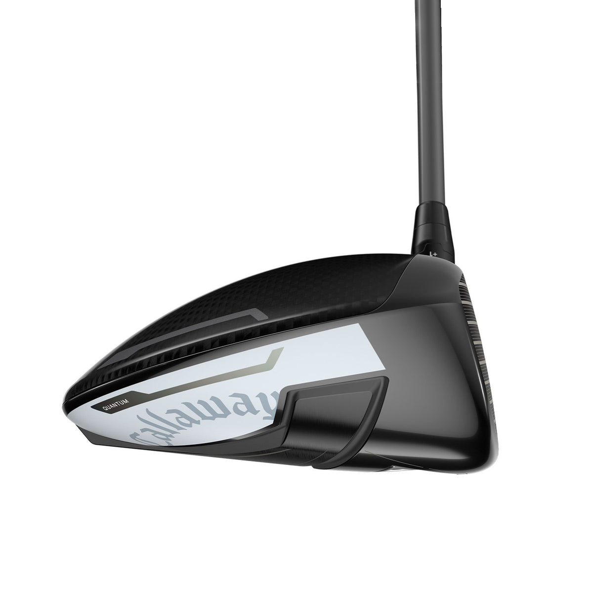 Callaway Quantum Max D driver, närbild på Tri-Force Face-träffytan