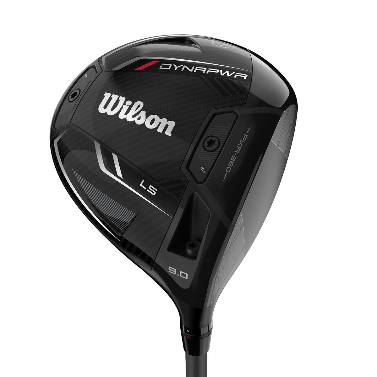 Wilson Dynapower LS driver, klubbhuvudet sett snett framifrån