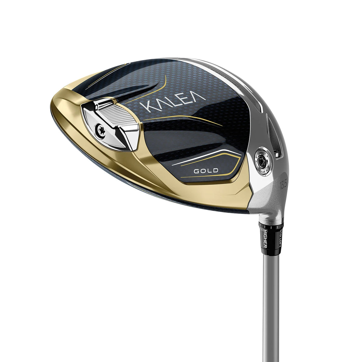 TaylorMade Kalea Gold damdriver, vy uppifrån vid adress