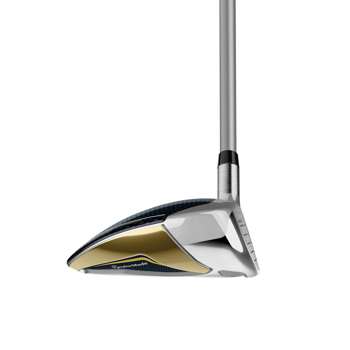 TaylorMade Kalea Gold damfairwaywood, sulan med kolfiberkrona sedd underifrån