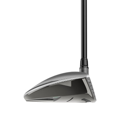 TaylorMade Qi35 fairwaywood, sulan med justerbar loft sleeve sedd underifrån