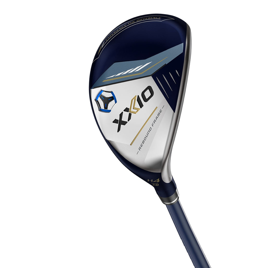 XXIO 13 hybrid, klubbhuvudet sett snett framifrån