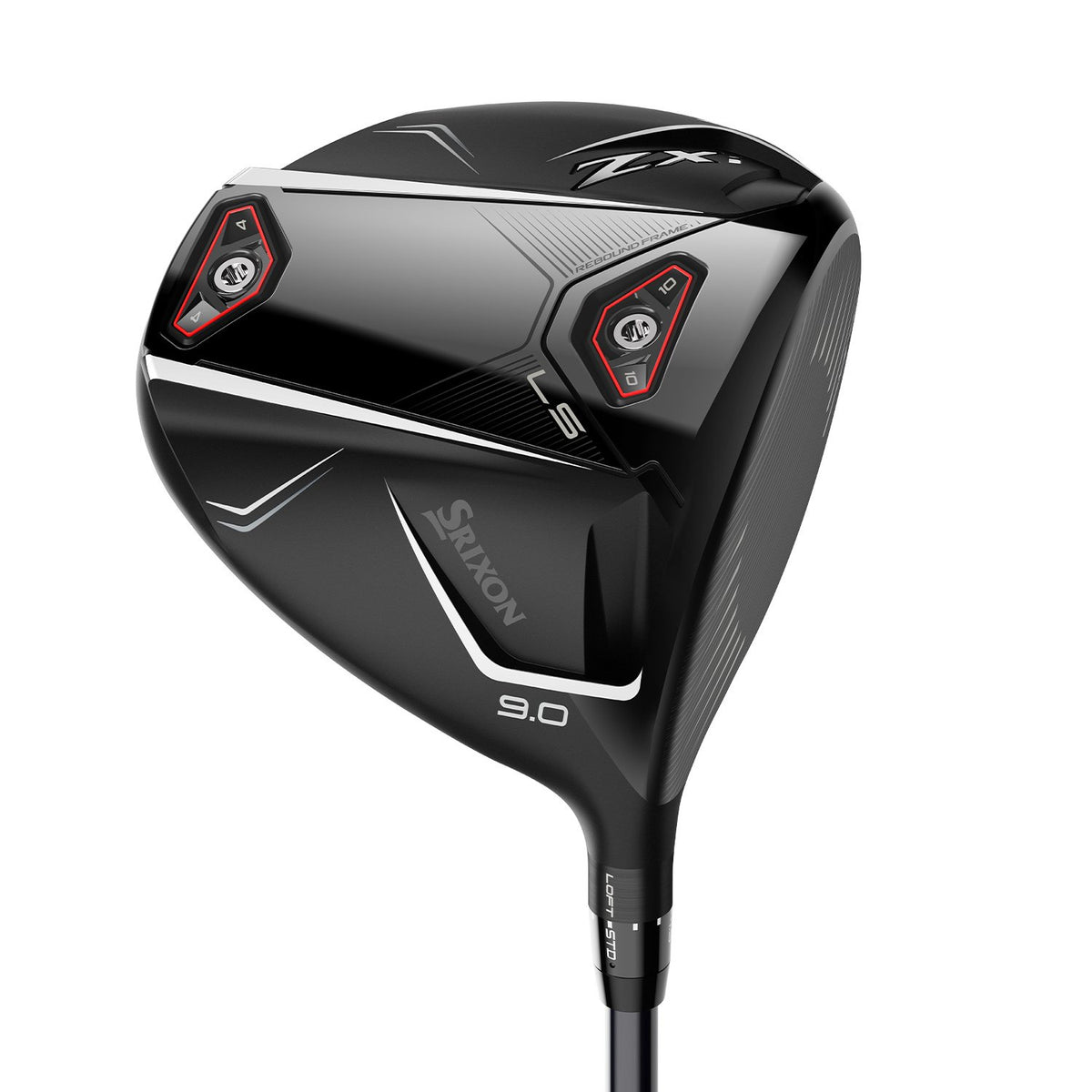 Srixon ZXi LS driver, klubbhuvudet sett snett framifrån