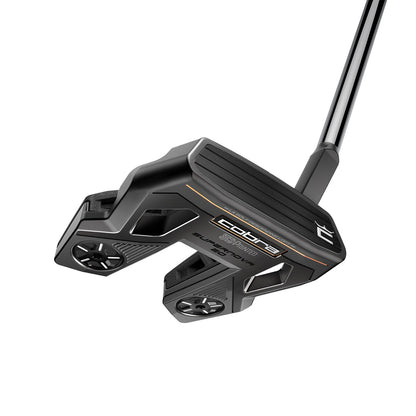Cobra 3Dp Supernova 20 Slant fang-mallet-putter med slant neck, sedd ovanifrån med dubbla siktlinjer