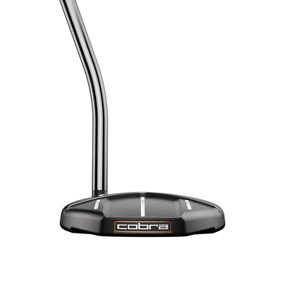 Cobra Vintage Cuda Single Bend mallet-putter, vy av sula med utbytbar vikt