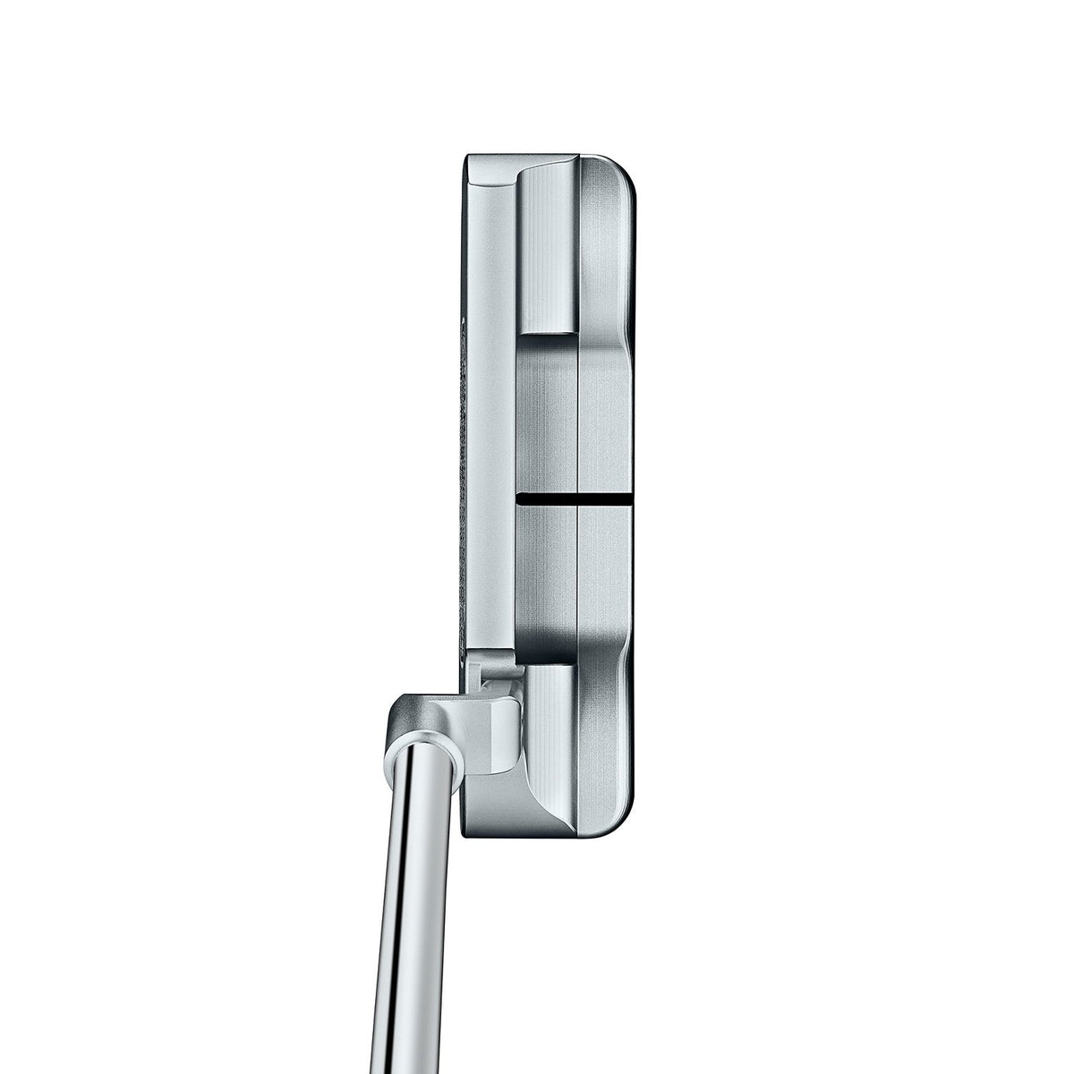 Scotty Cameron Newport putter med mattborstad finish, vy av klubbhuvudet