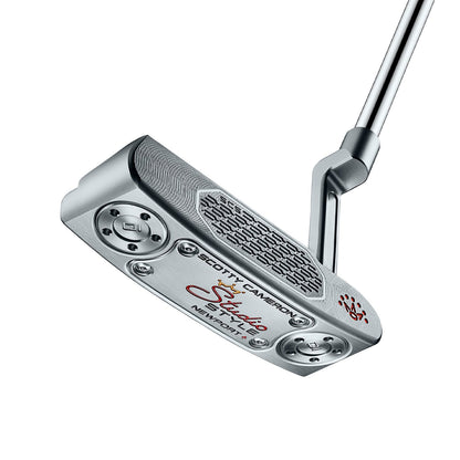 Scotty Cameron Newport Plus putter, 2025 Super Select, sedd ovanifrån vid adress