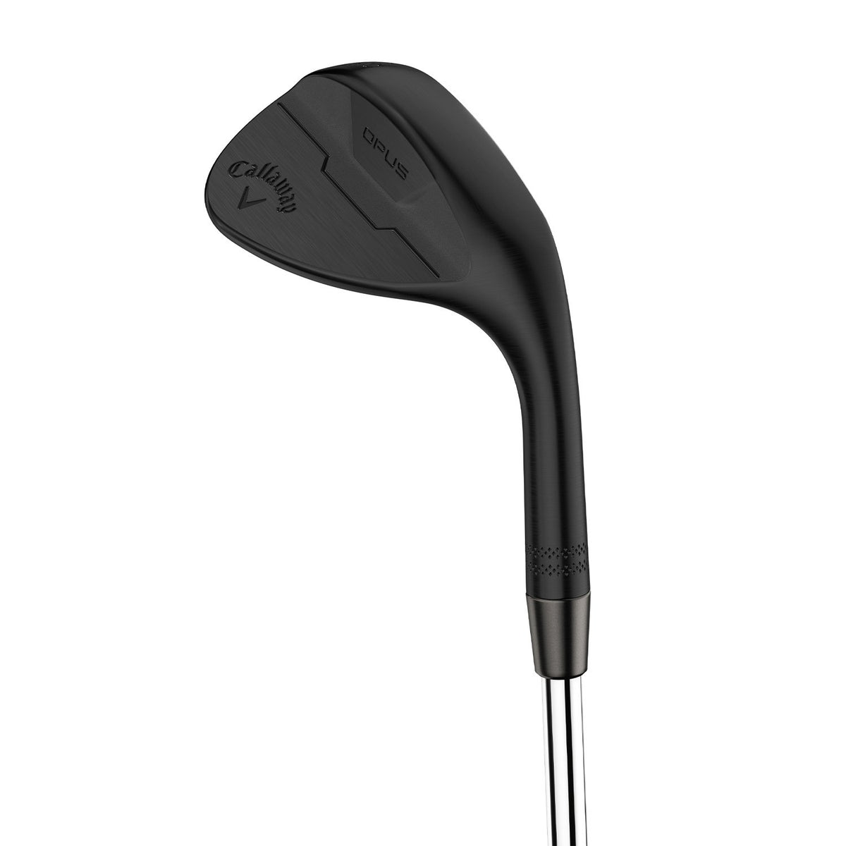 Callaway Opus Svart wedge, vy mot hosel och klubbhuvud