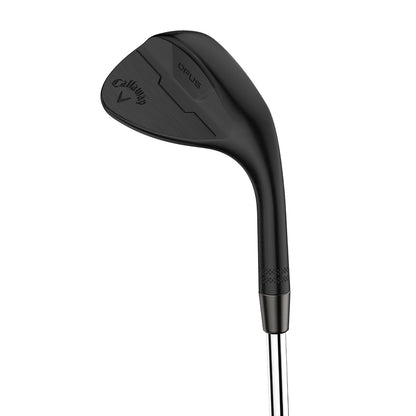 Callaway Opus Svart wedge, vy mot hosel och klubbhuvud