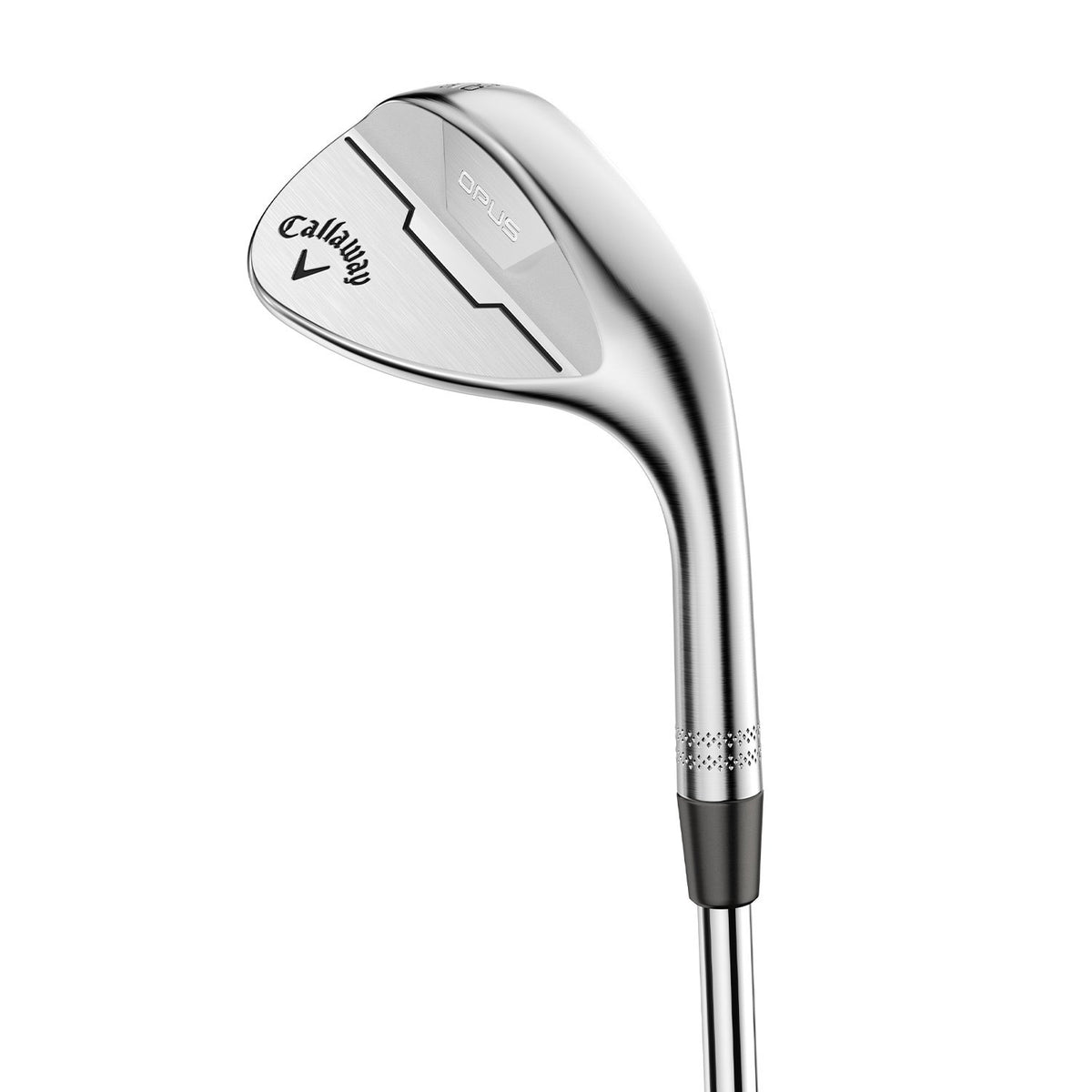 Callaway Opus Chrome wedge, vy mot hosel och klubbhuvud