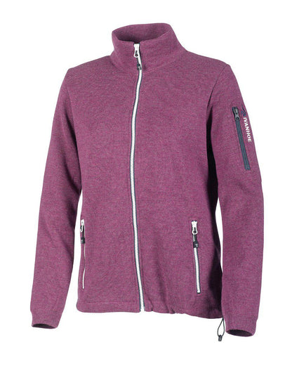 Ivanhoe Hedda Windbreaker dam merinojacka i steelblue, framifrån