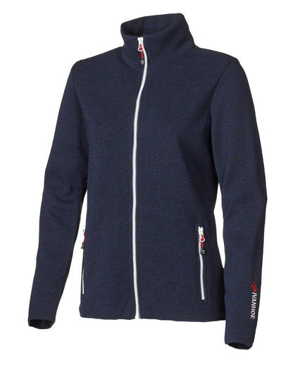 Ivanhoe Hedda full zip dam, detalj på stickning och sidficka