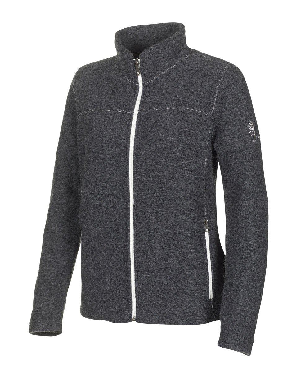 Ivanhoe Beata full zip kofta i filtad ull, bakifrån