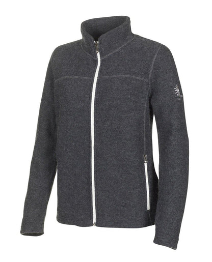 Ivanhoe Beata full zip kofta i filtad ull, bakifrån
